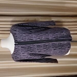 Marla Wyne zip up top / jacket size XS